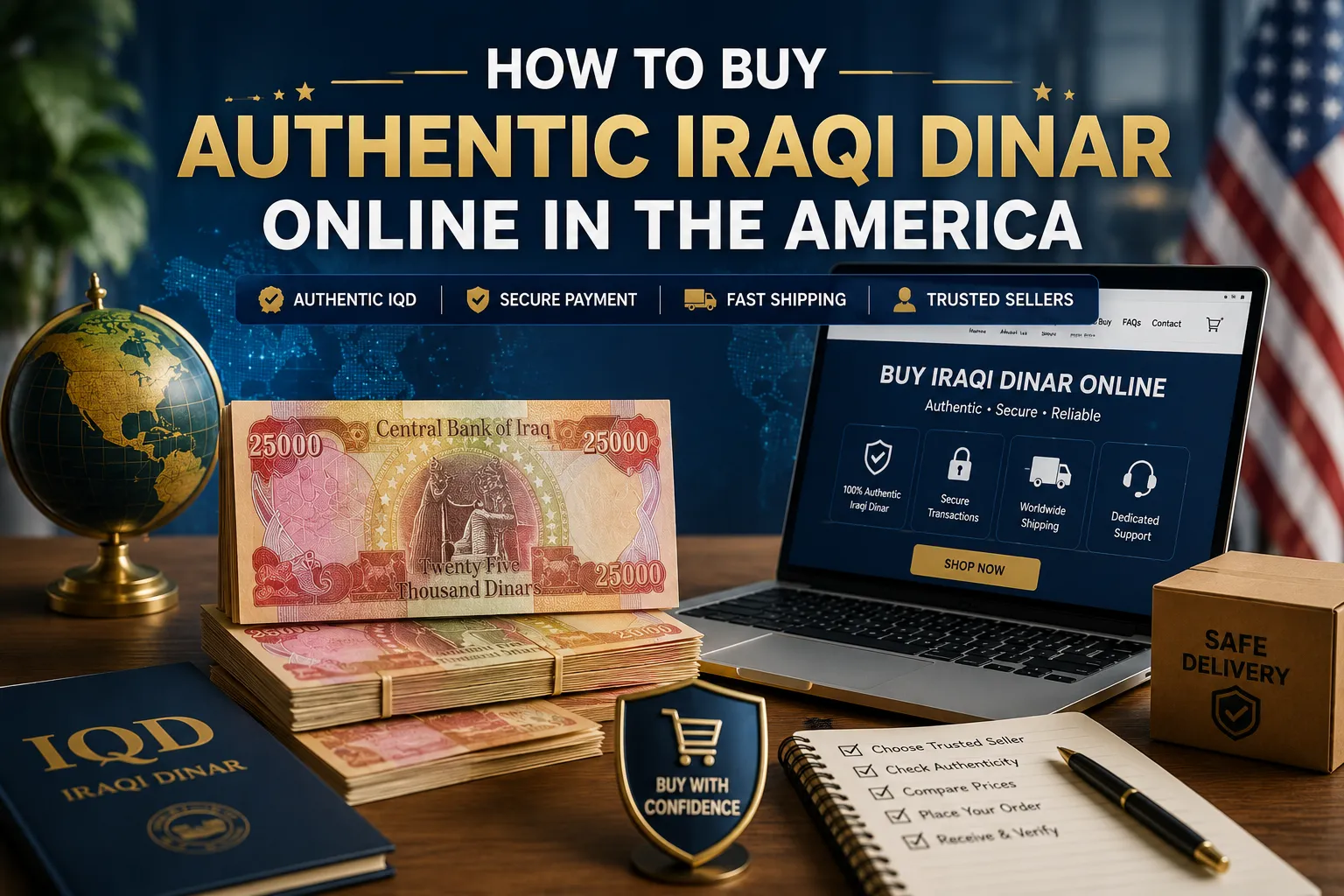 How to Buy Authentic Iraqi Dinar Online in the America