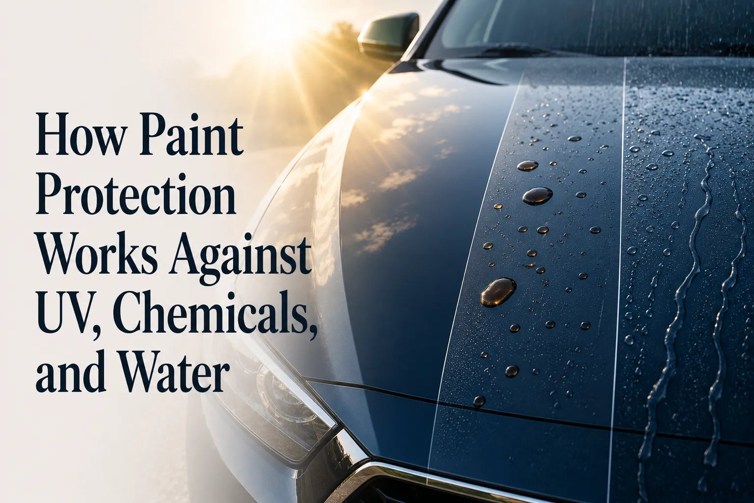 How Paint Protection Works Against UV, Chemicals, and Water