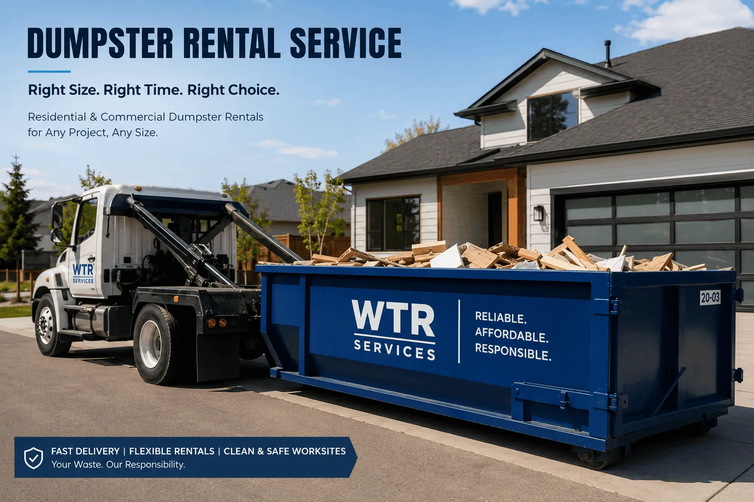 Dumpster Rental Service: Choosing the Right Dumpster Size for Every Cleanup Project