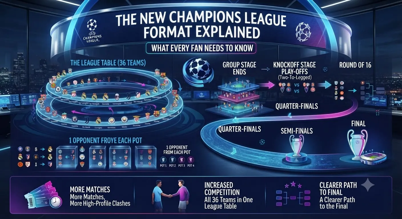 The New Champions League Format Explained: What Every Fan Needs to Know