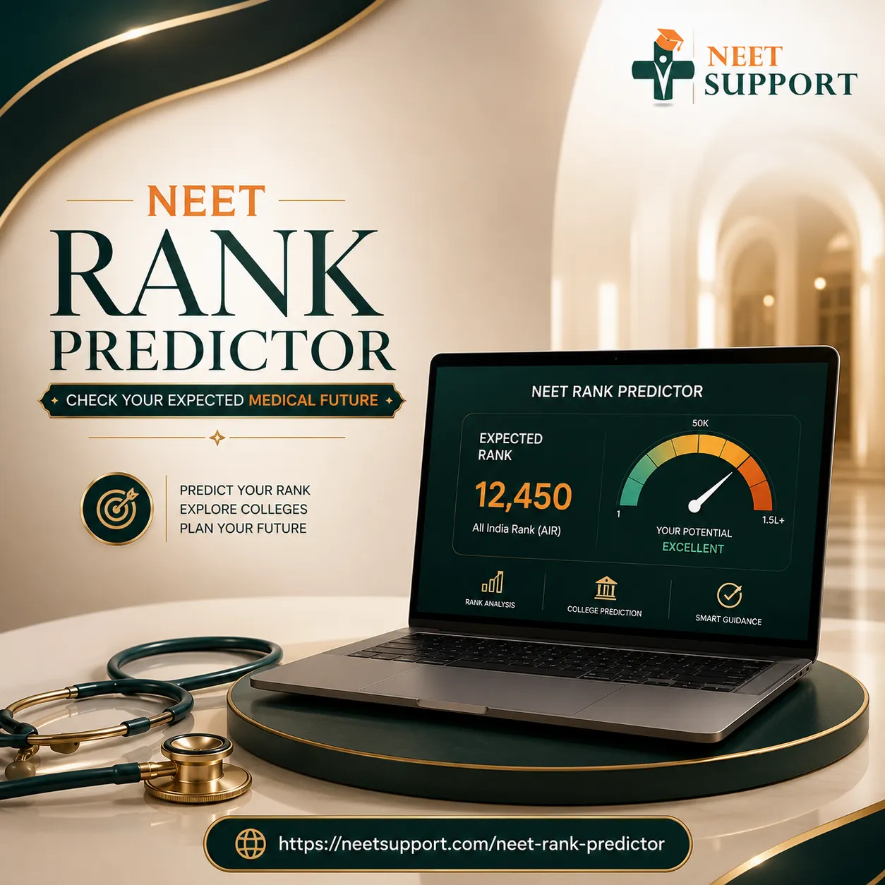 NEET Rank Predictor: Check Your Expected Medical Future