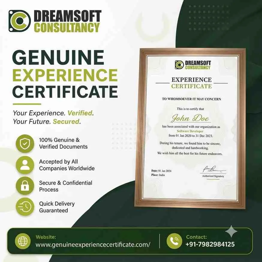 Bangalore Experience Certificate Solutions