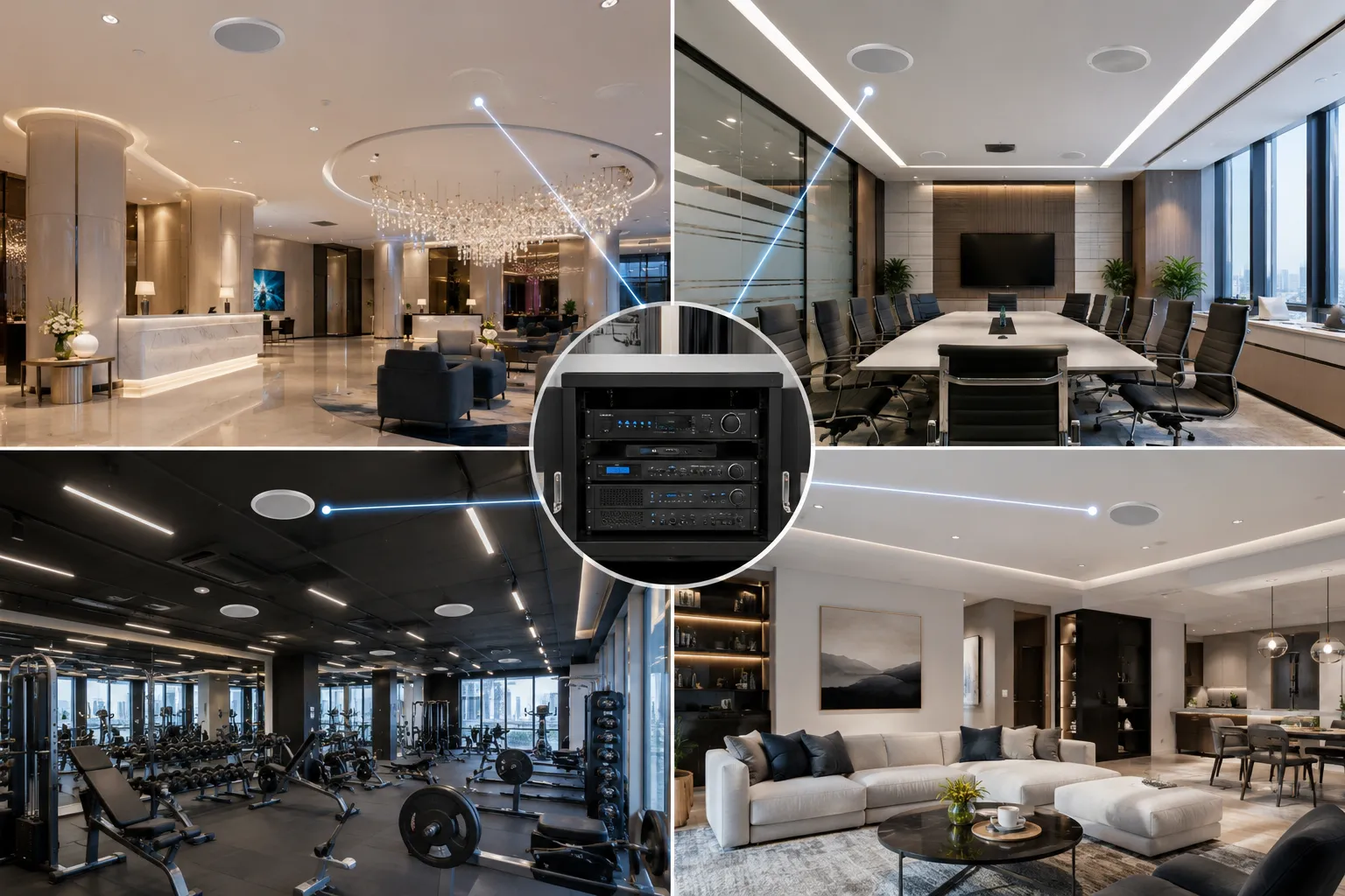 Ceiling Speakers The Smart Audio Solution for Modern Commercial and Residential Spaces by Ooka Audio