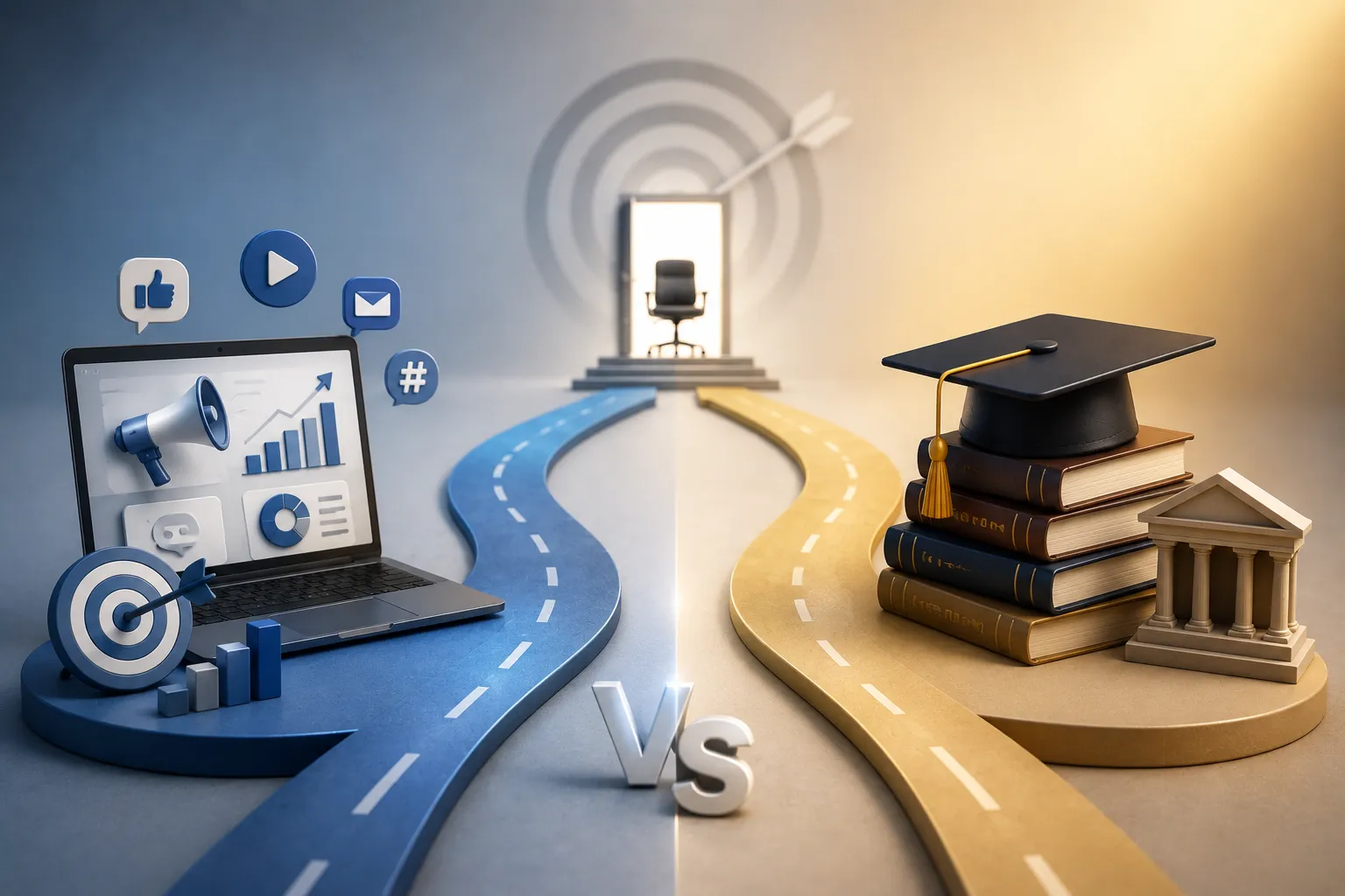 Digital Marketing Course vs. an MBA in Marketing: Which One Actually Gets You Hired Faster?
