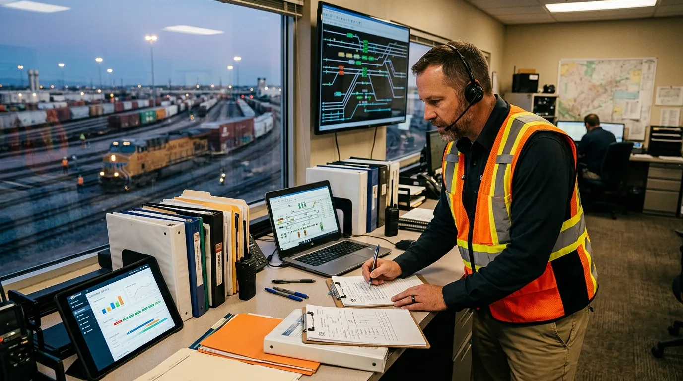 How a Railroad Compliance Consultant Keeps Paperwork, Dispatching, and Customer Service Aligned