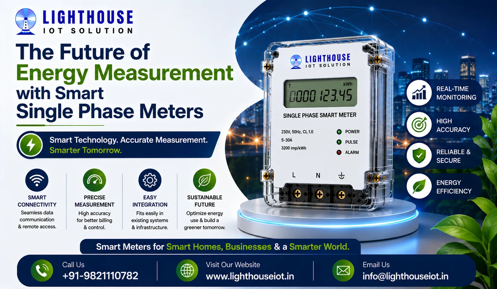 The Future of Energy Measurement with Smart Single Phase Meters