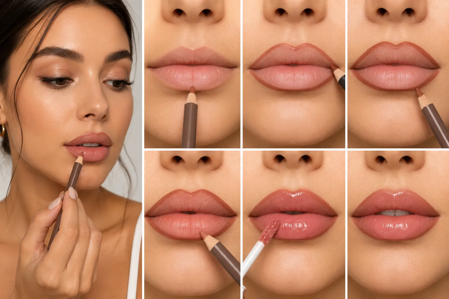 The Right Way to Line Your Lips Before Applying Gloss or Matte