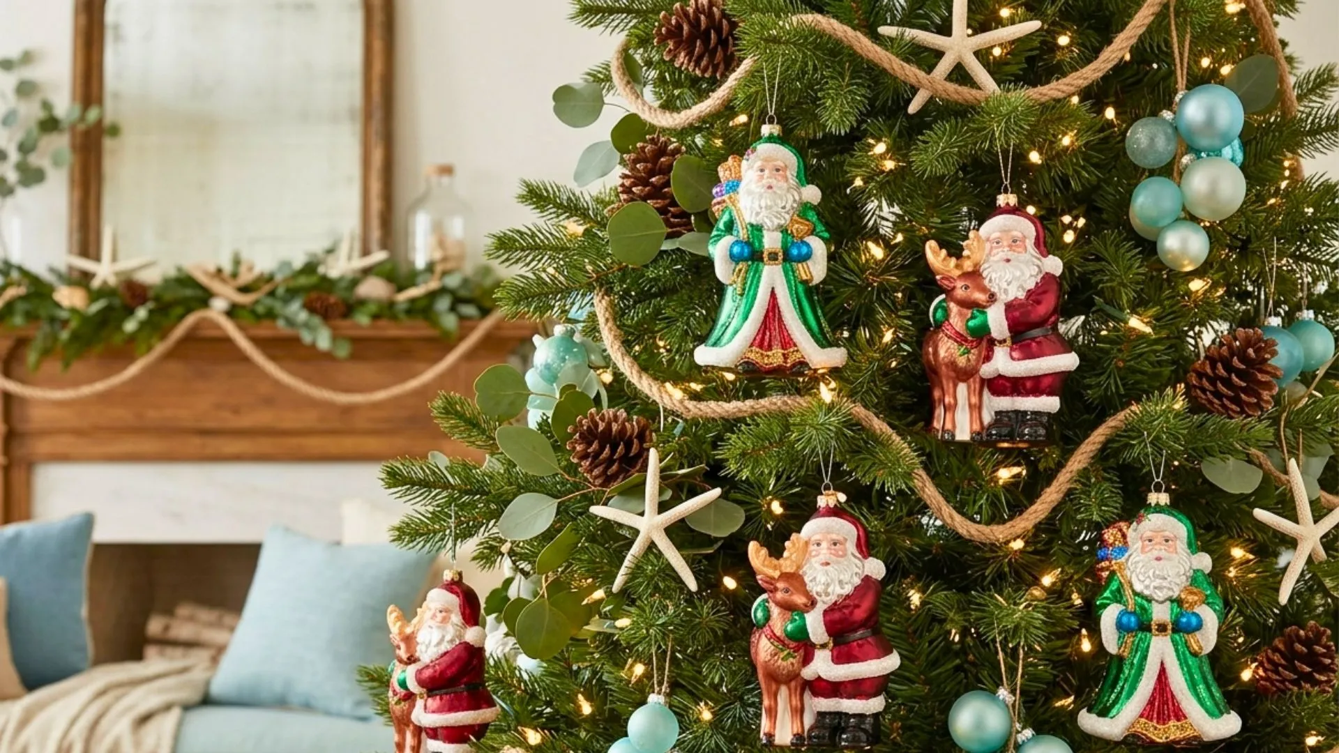 How to Choose Christopher Radko Santa Ornaments That Match Your Home Decor