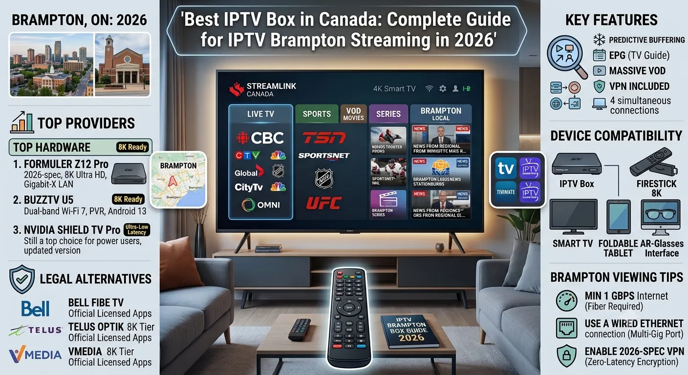 Best IPTV Box in Canada: Complete Guide for IPTV Brampton Streaming in 2026