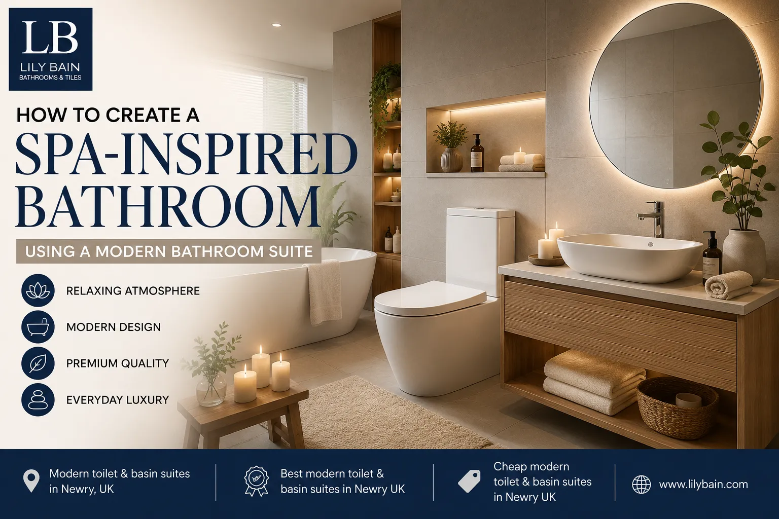 How to Create a Spa-Inspired Bathroom Using a Modern Bathroom Suite