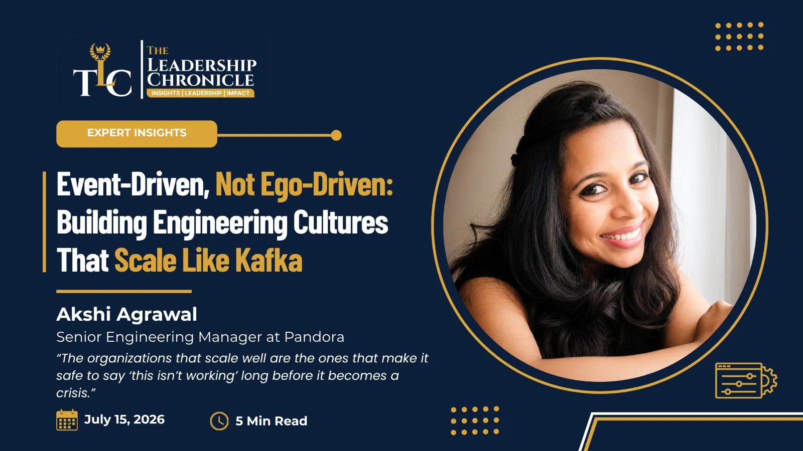 Event-Driven, Not Ego-Driven: Building Engineering Cultures That Scale Like Kafka