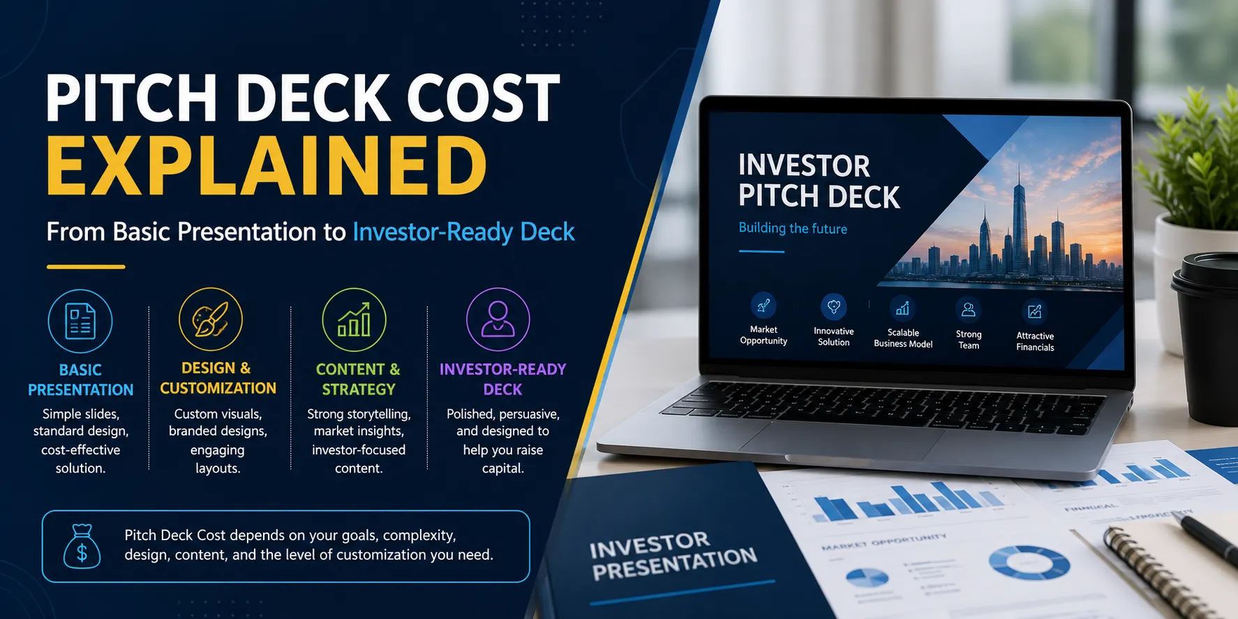 Pitch Deck Cost Explained: From Basic Presentation to Investor-Ready Deck