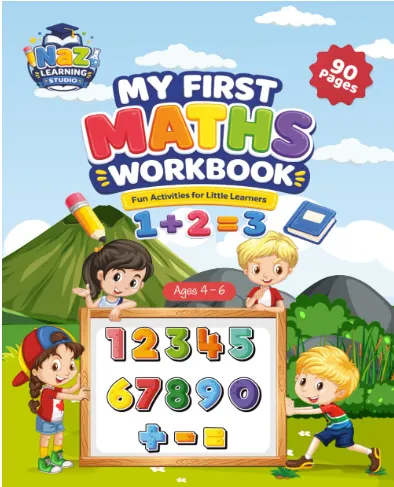 Make learning maths simple and enjoyable with this beginner maths workbook for young children