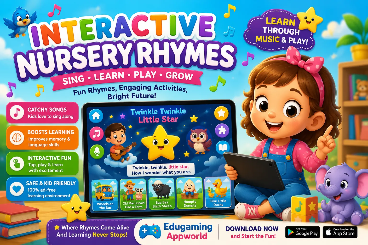 Interactive Nursery Rhymes: A Fun Way to Boost Early Childhood Learning