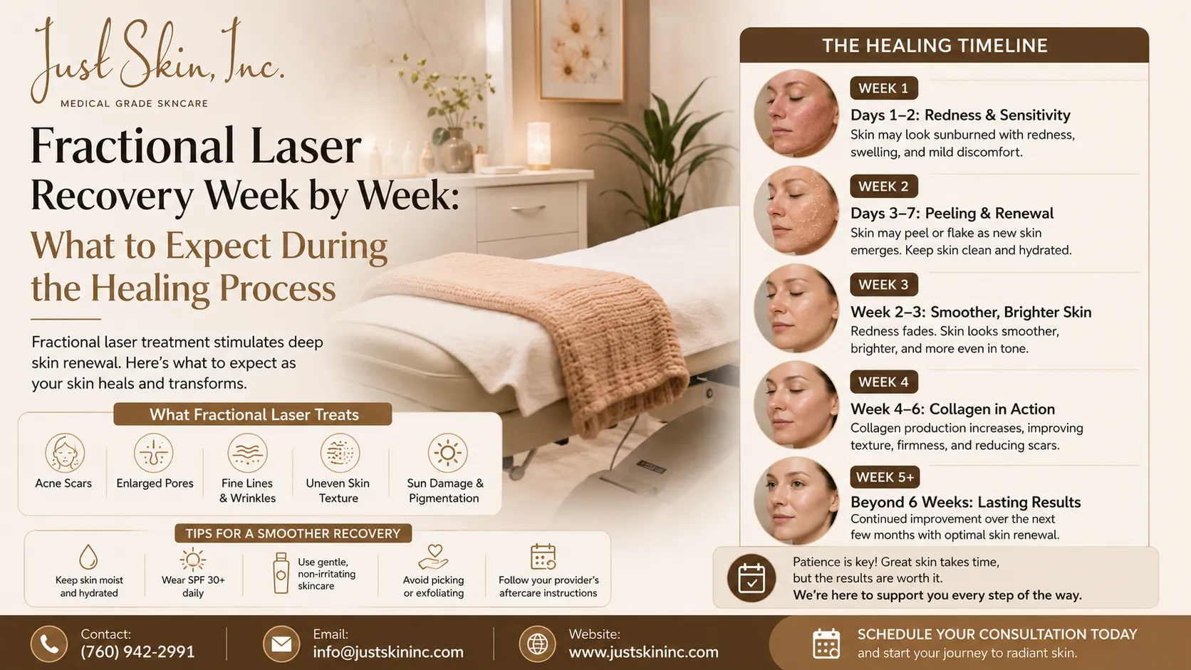 Fractional Laser Recovery Week by Week: What to Expect During the Healing Process