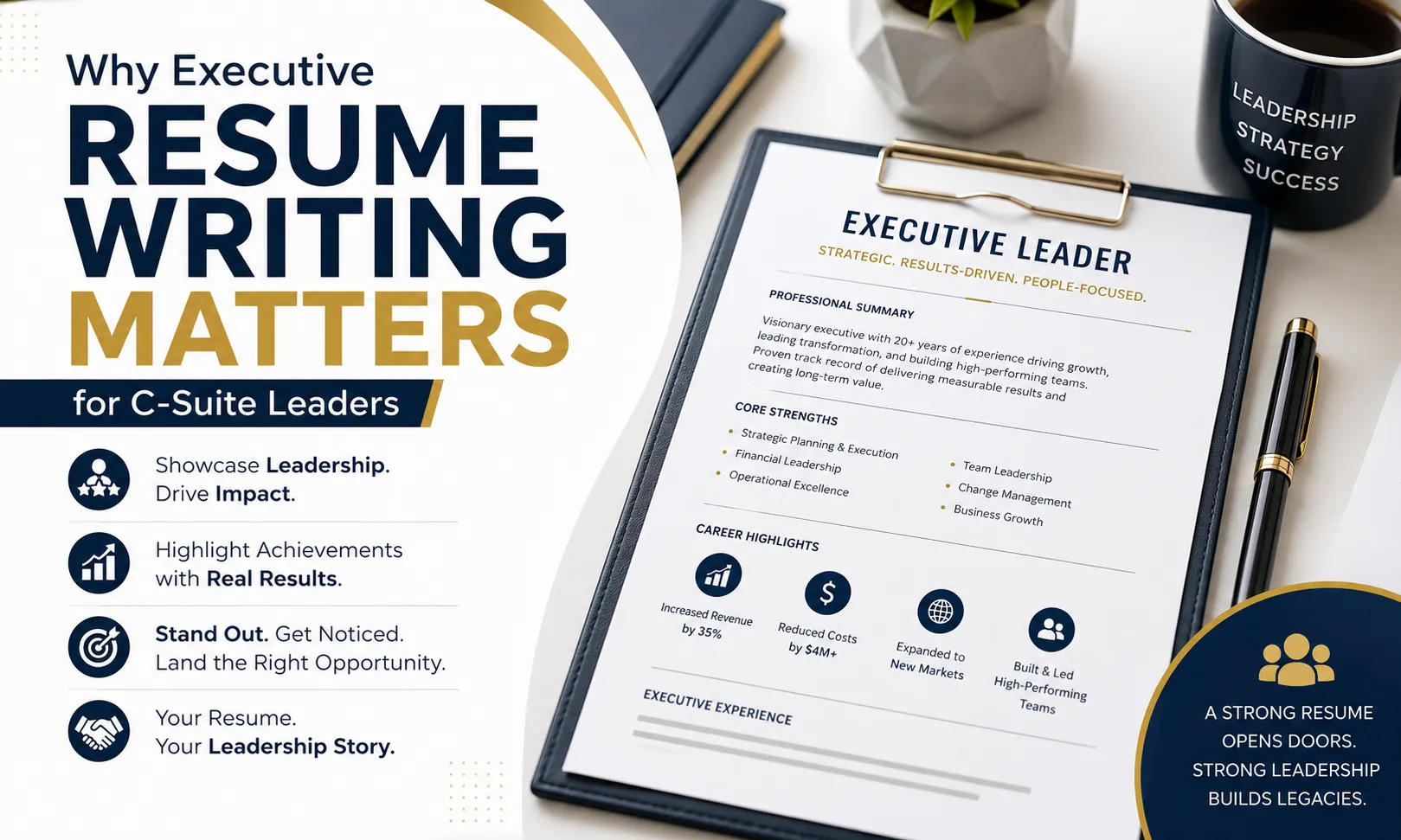 Why Executive Resume Writing Matters for C-Suite Leaders