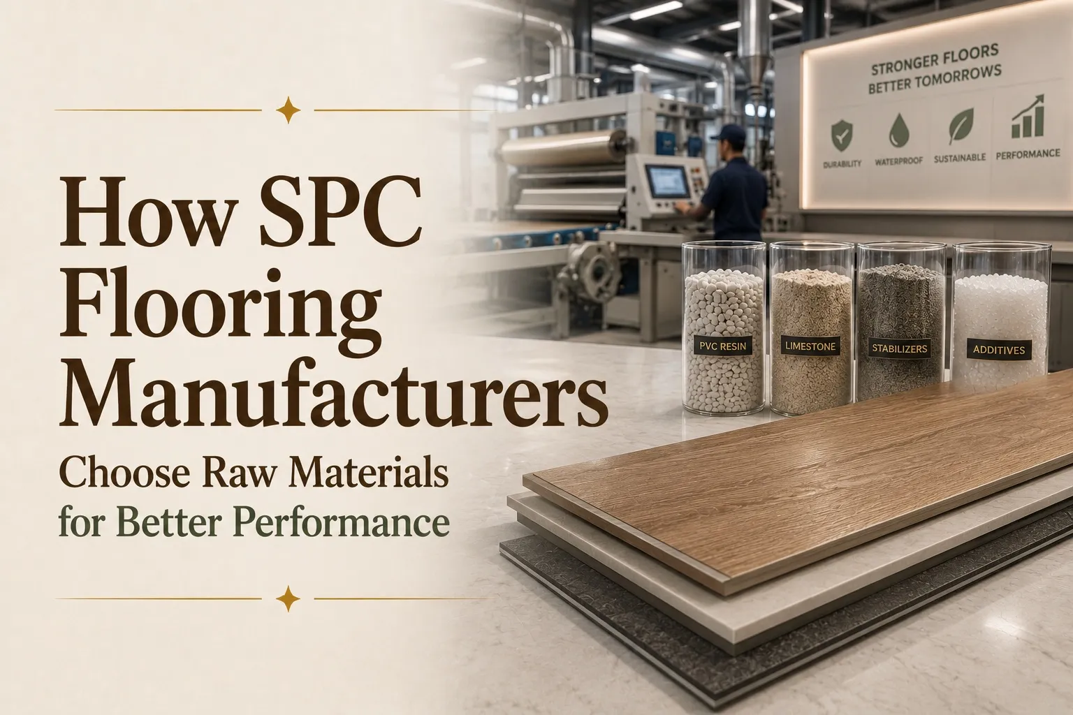How SPC Flooring Manufacturers Choose Raw Materials for Better Performance