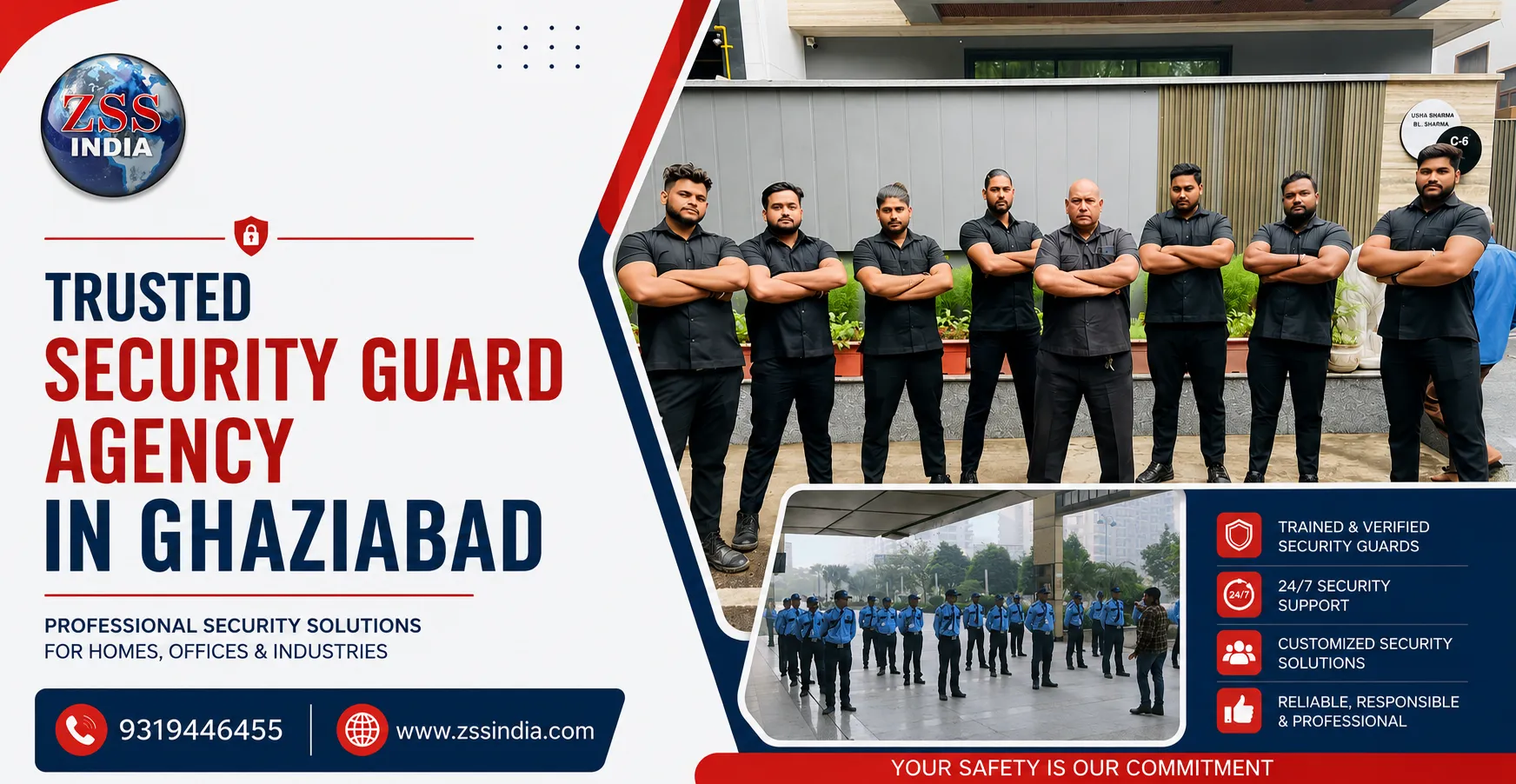 Trusted Security Guard Agency in Ghaziabad for Safety