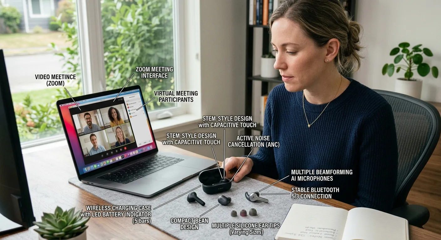 Earbuds for Long Zoom Meetings: Features That Actually Reduce Listening Fatigue