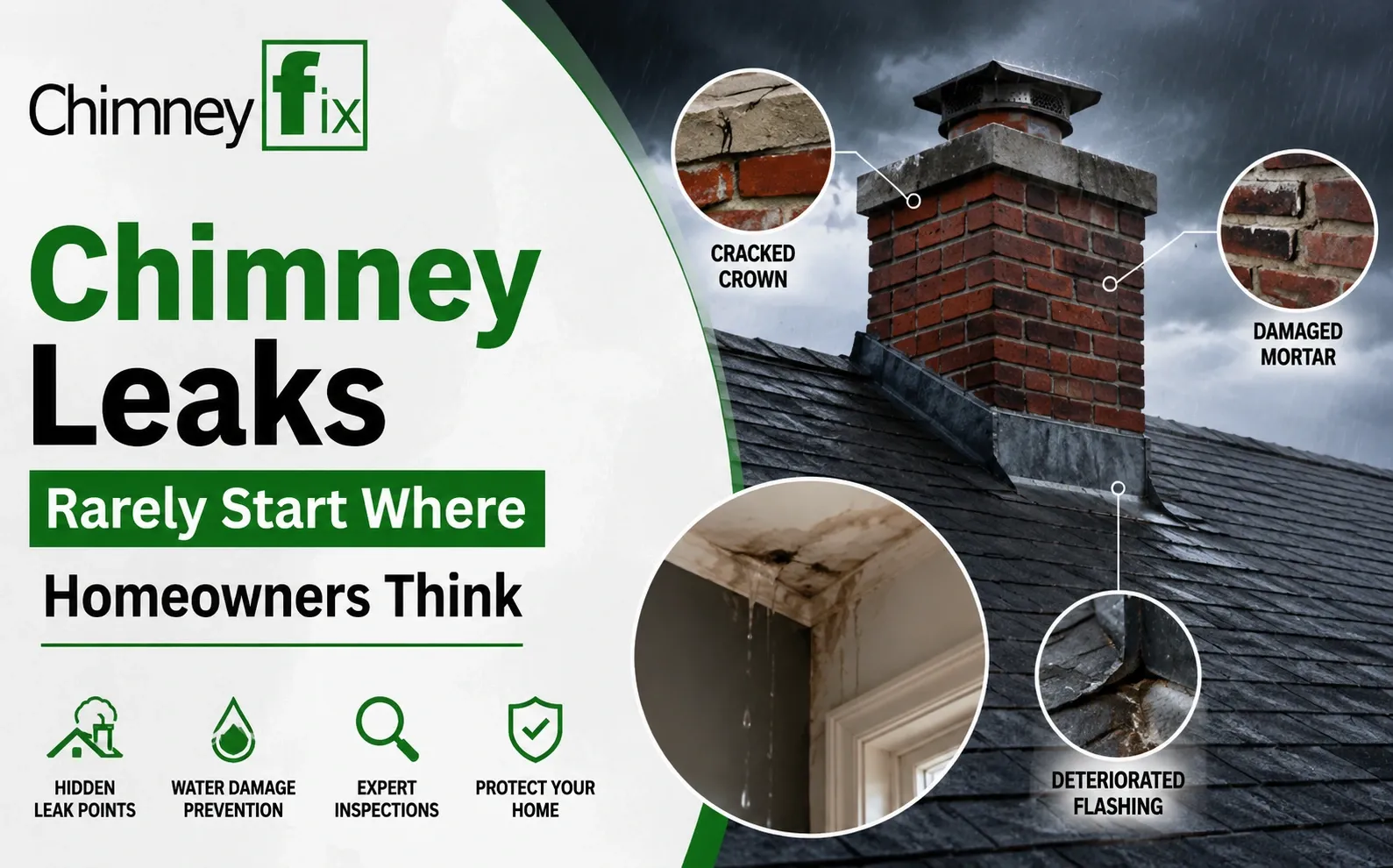 Chimney Leaks Rarely Start Where Homeowners Think