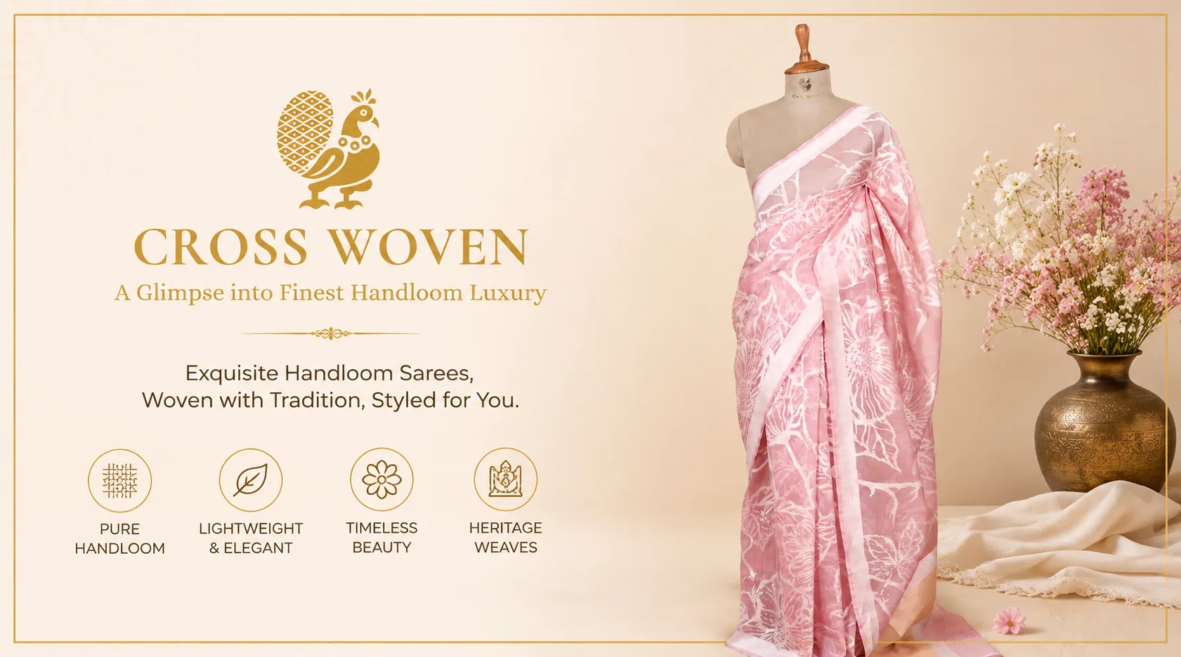 Banarasi Tussar Silk Saree: Where Heritage Meets Luxury