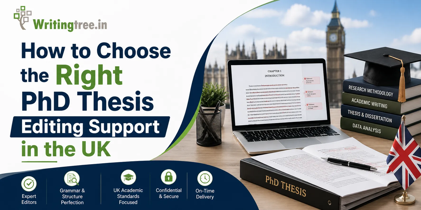 How to Choose the Right PhD Thesis Editing Support in the UK