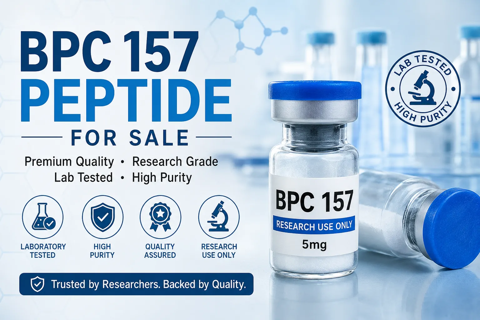 BPC 157 Peptide for Sale: Your Guide to Choosing a Trusted Research Supplier