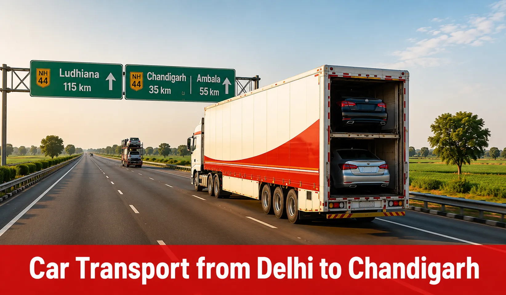 Car Transport from Delhi to Chandigarh — Complete Route Guide 2026