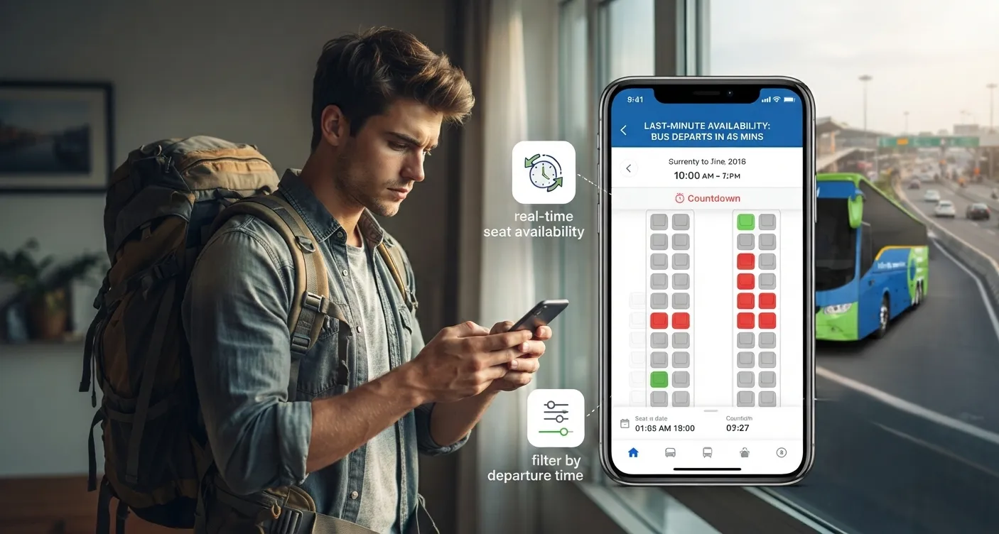 Last-Minute Bus Ticket Booking: How to Find Available Seats