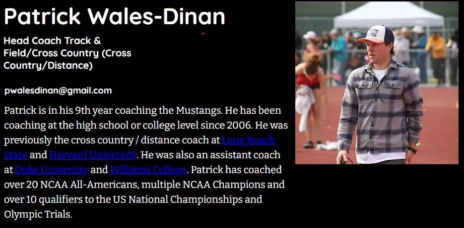 Patrick Wales-Dinan: What I Look For When I'm Building a Distance Program From Scratch
