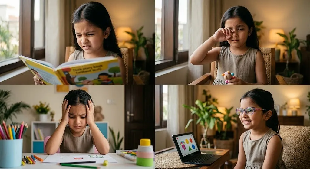 Child Squinting or Headaches? Signs of Vision Problems Today