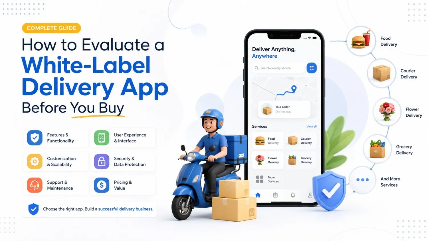 How to Evaluate a White-Label Delivery App Before You Buy