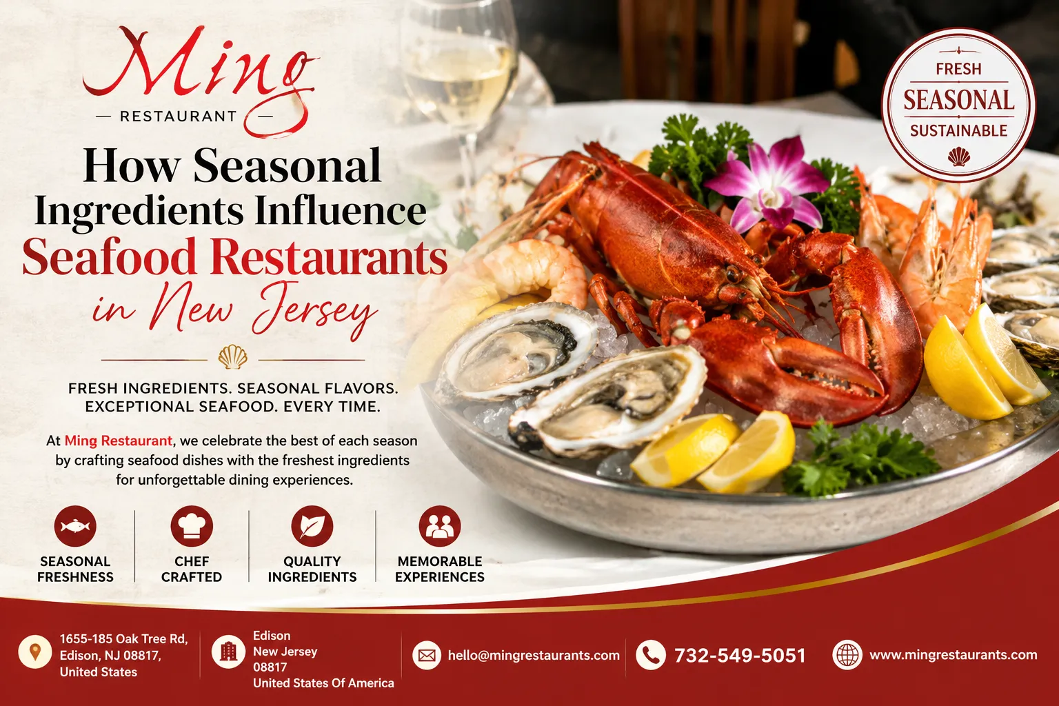 How Seasonal Ingredients Influence Seafood Restaurants in New Jersey