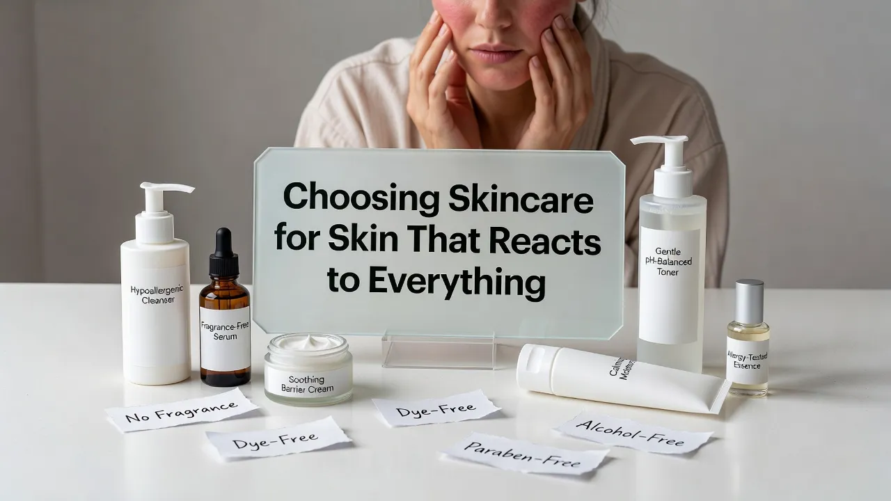 Choosing Skincare for Skin That Reacts to Everything.