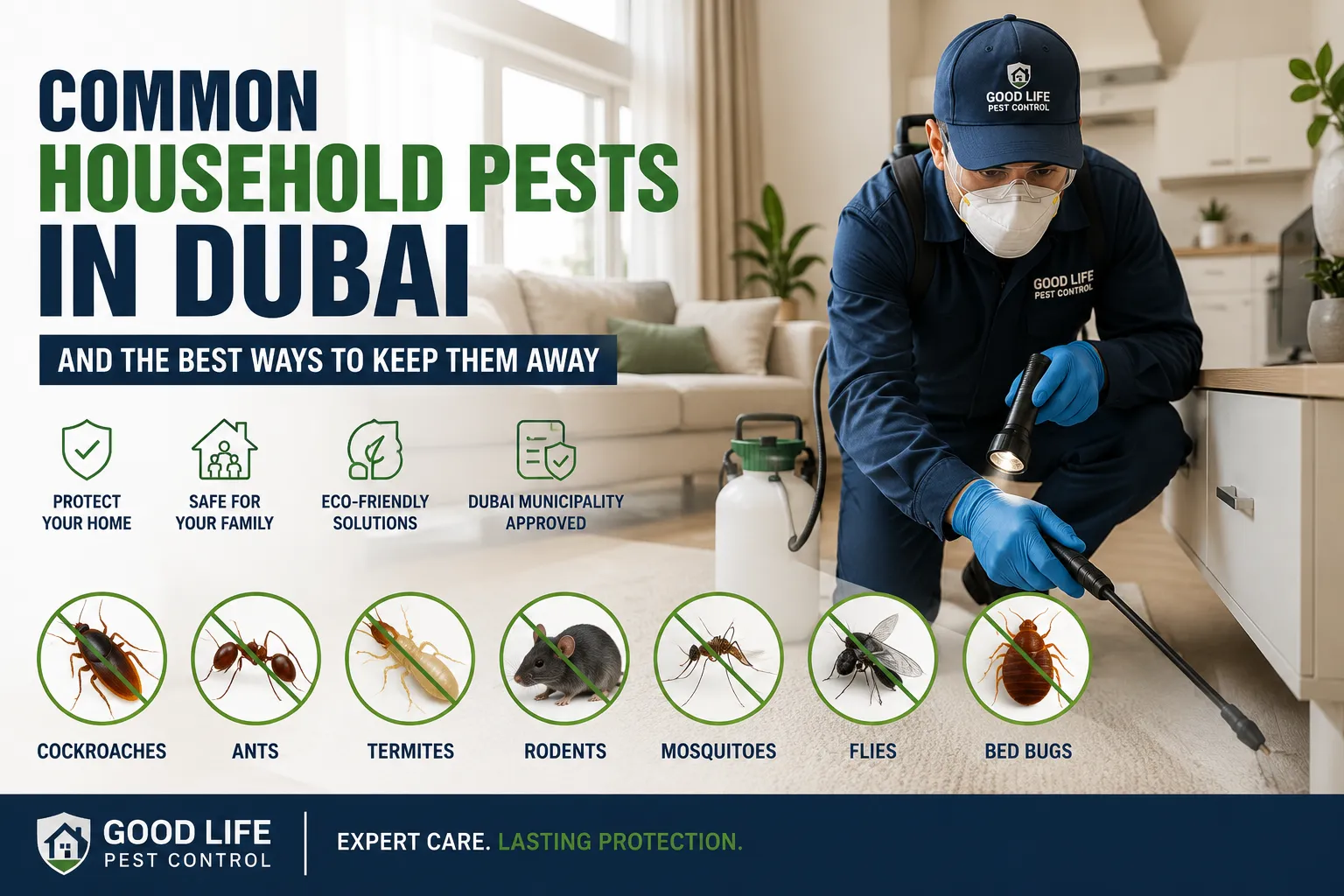 Common Household Pests in Dubai and the Best Ways to Keep Them Away