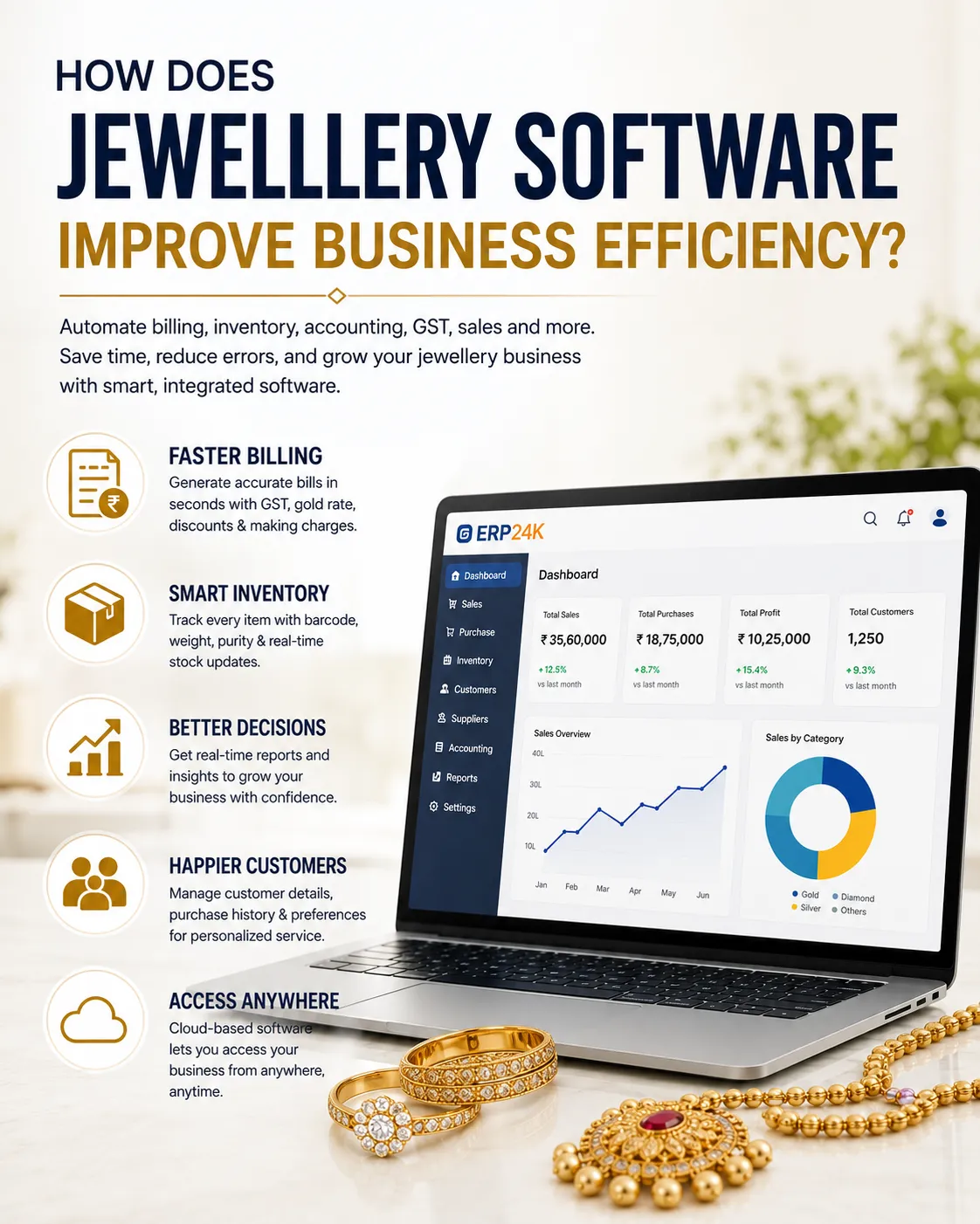 How Does Jewellery Software Improve Business Efficiency?