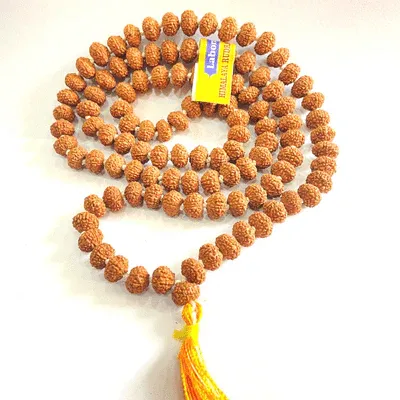 10 Mukhi Rudraksha Mala for Meditation and Daily Spiritual Practice
