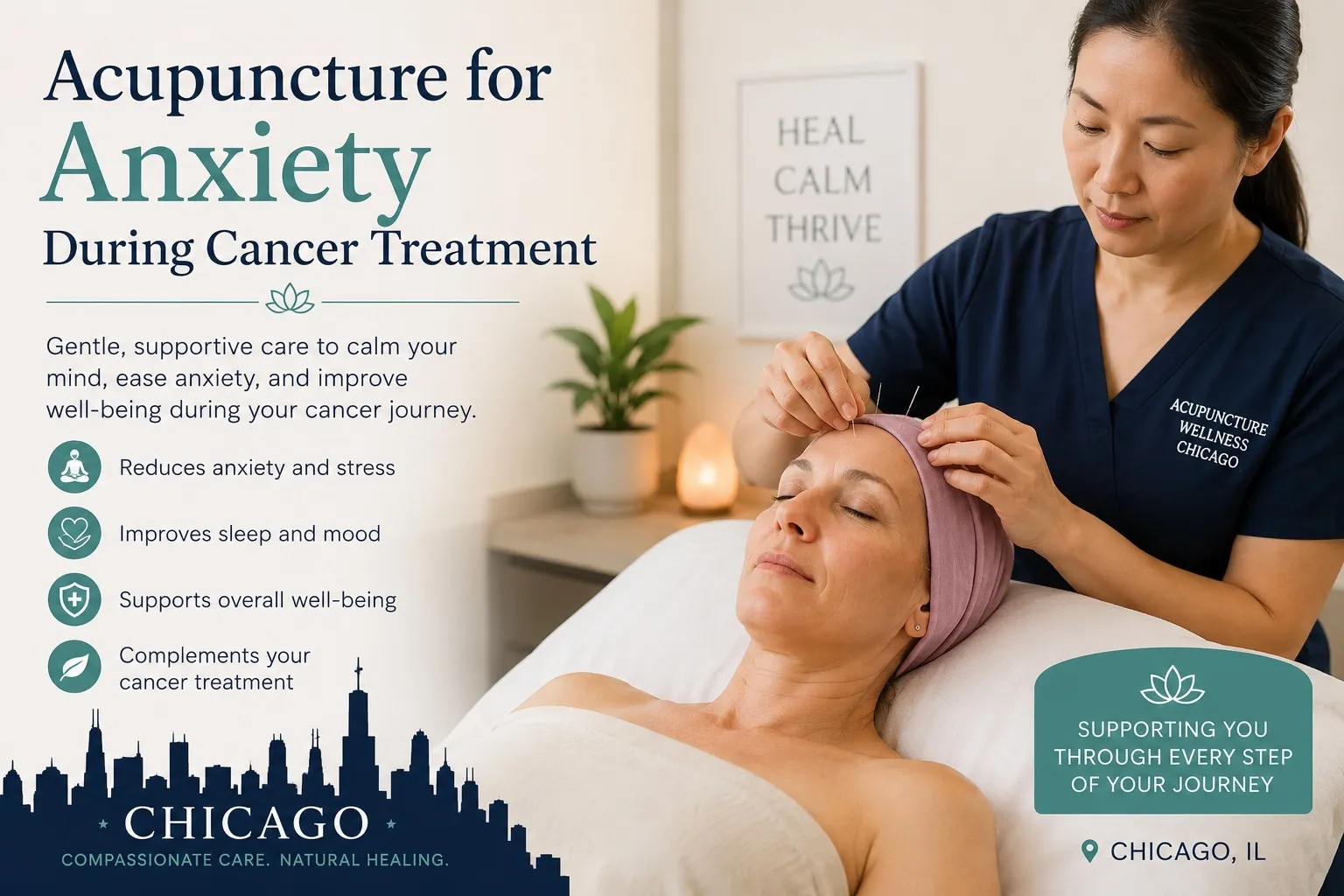 Acupuncture During Cancer Treatment: Natural Support for Anxiety and Low Energy