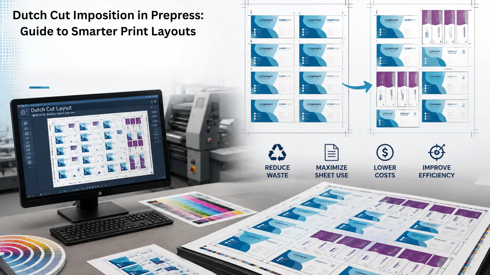 Dutch Cut Imposition in Prepress: Guide to Smarter Print Layouts