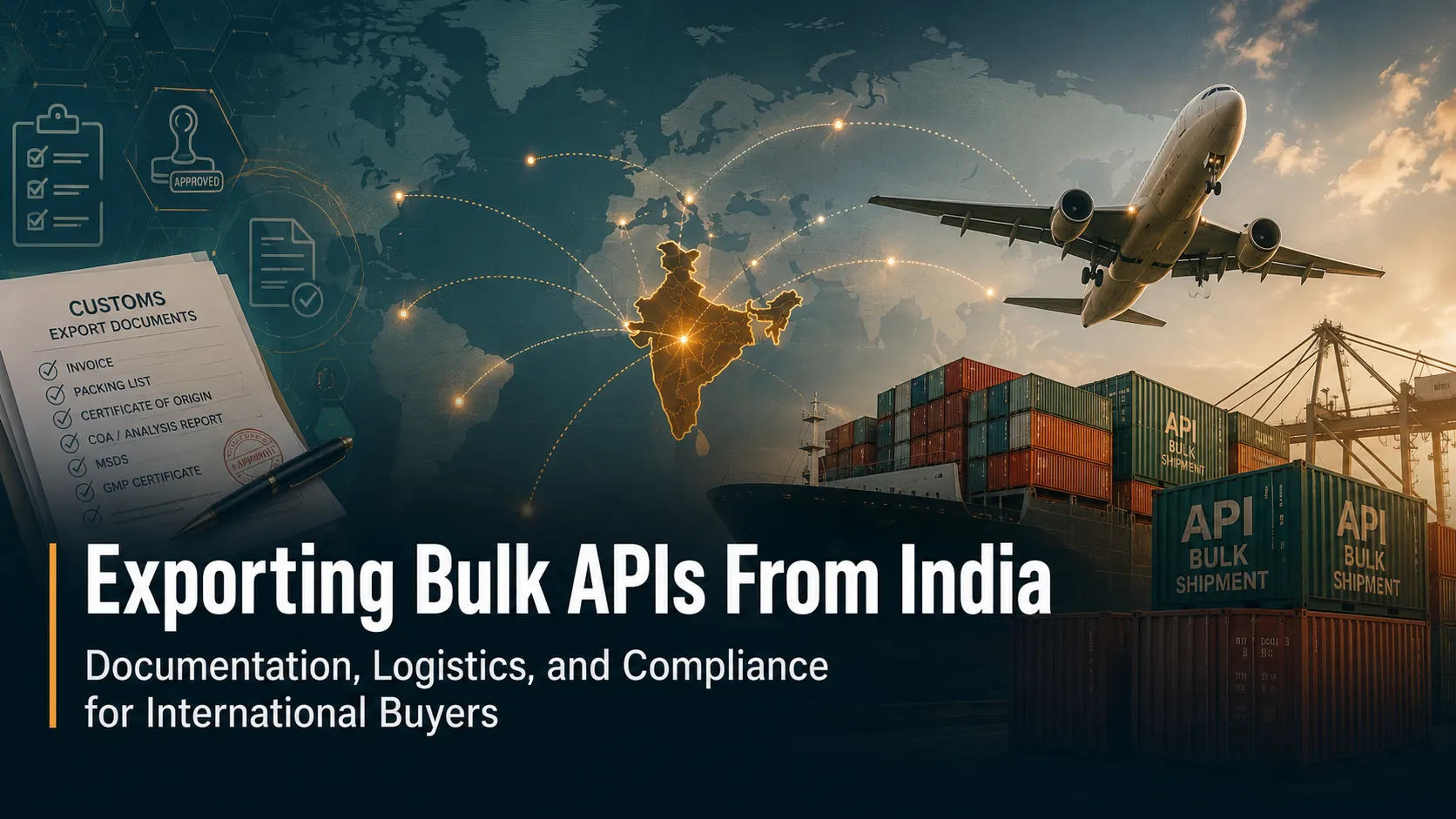 Exporting Bulk APIs From India: Documentation, Logistics, and Compliance for International Buyers