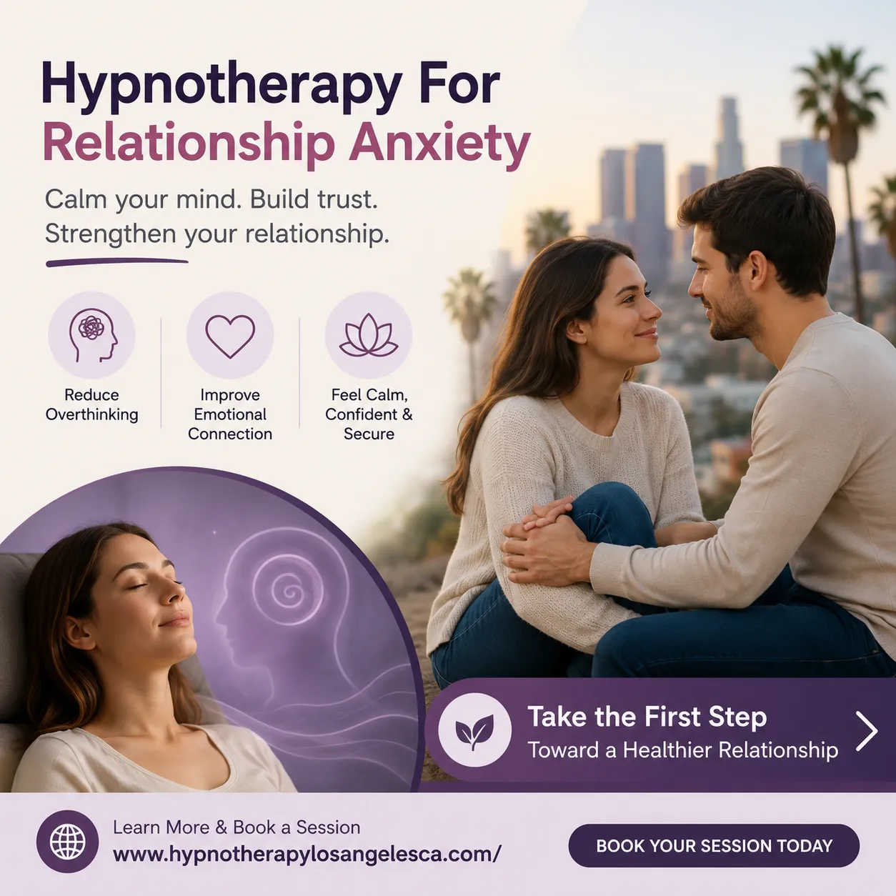Relationship Anxiety Symptoms and Hypnotherapy Options in Los Angeles