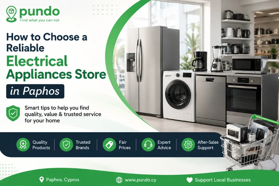 How to Choose a Reliable Electrical Appliances Store in Paphos