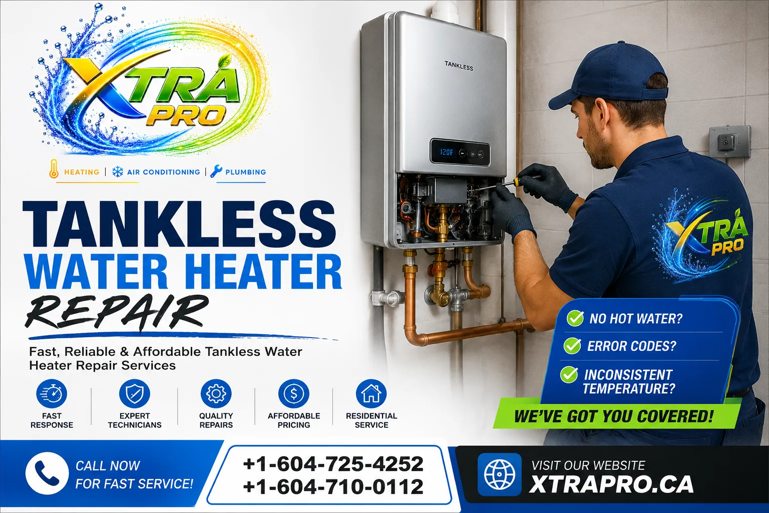 Tankless Water Heater Repair: Expert Solutions to Restore Your Home’s Hot Water