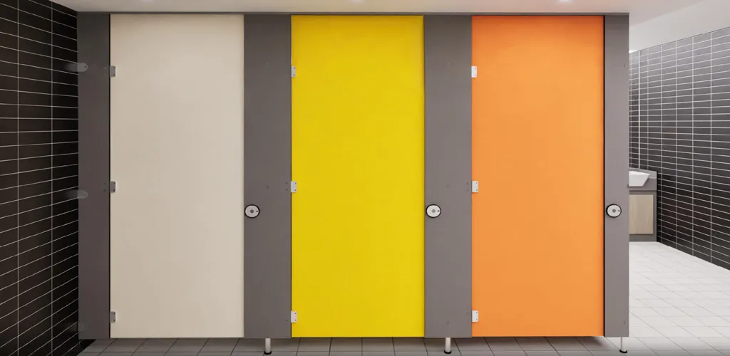 School Toilet Cubicles Featuring Durable and Moisture-Resistant Materials