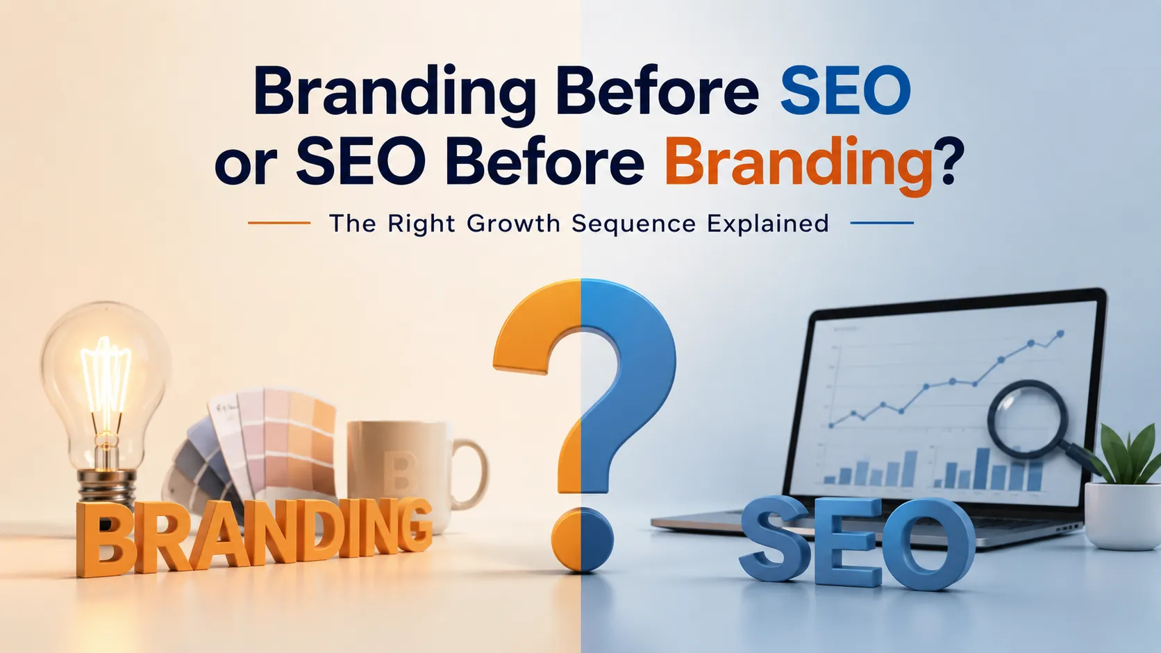 Branding Before SEO or SEO Before Branding? The Right Growth Sequence Explained
