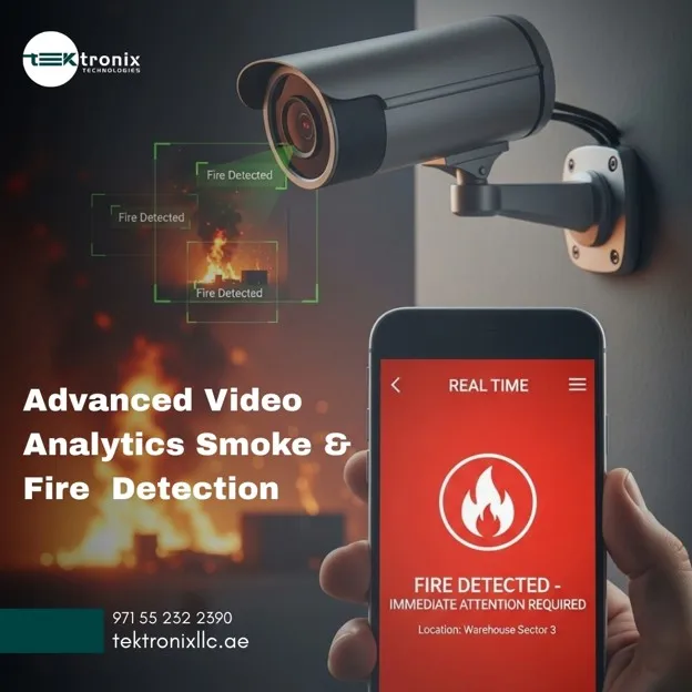 Real-Time Fire & Smoke Detection Using Video Analytics in UAE