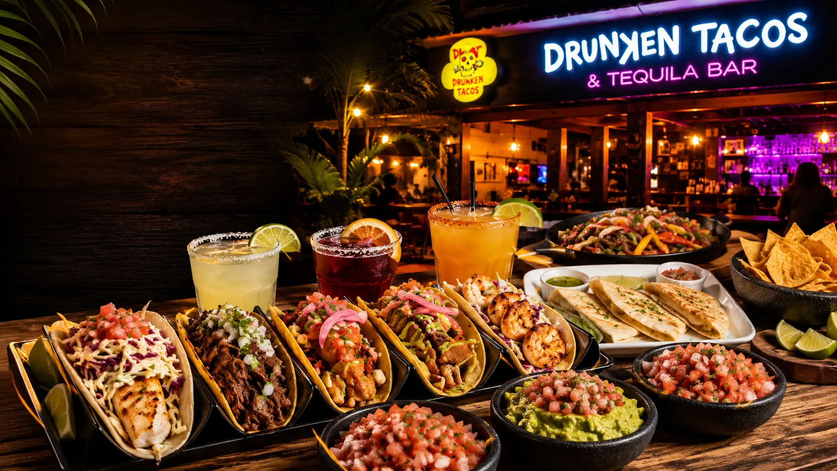 Biggest Tacos in Aruba: A Guide to Vegan, Birria, Fish, and Gourmet Tacos at Drunken Tacos & Tequila Bar