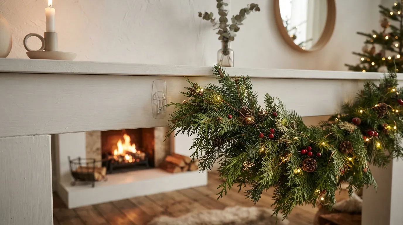 Beautiful Garland Displays Made Easy with Command Hooks