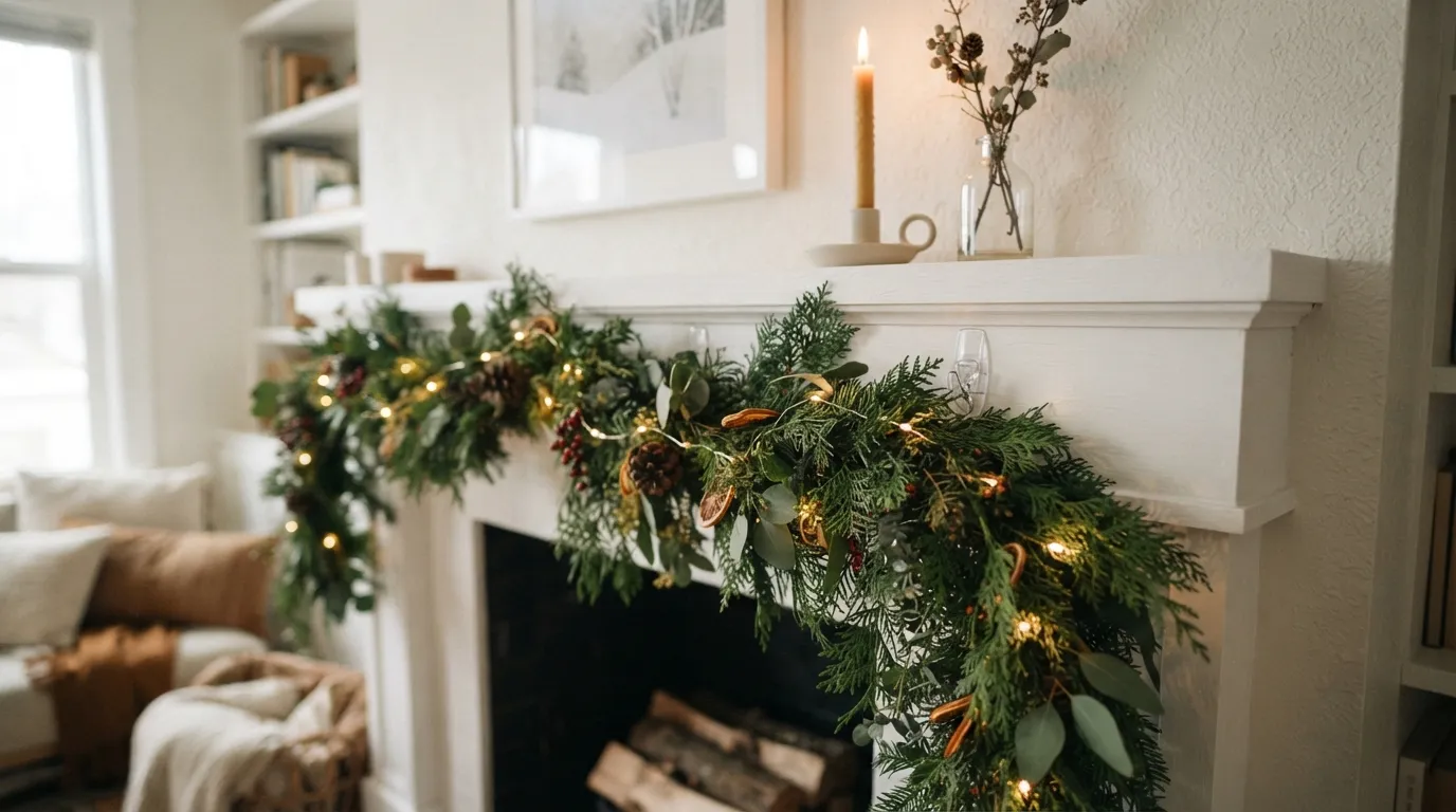 Beautiful Garland Displays Made Easy with Command Hooks