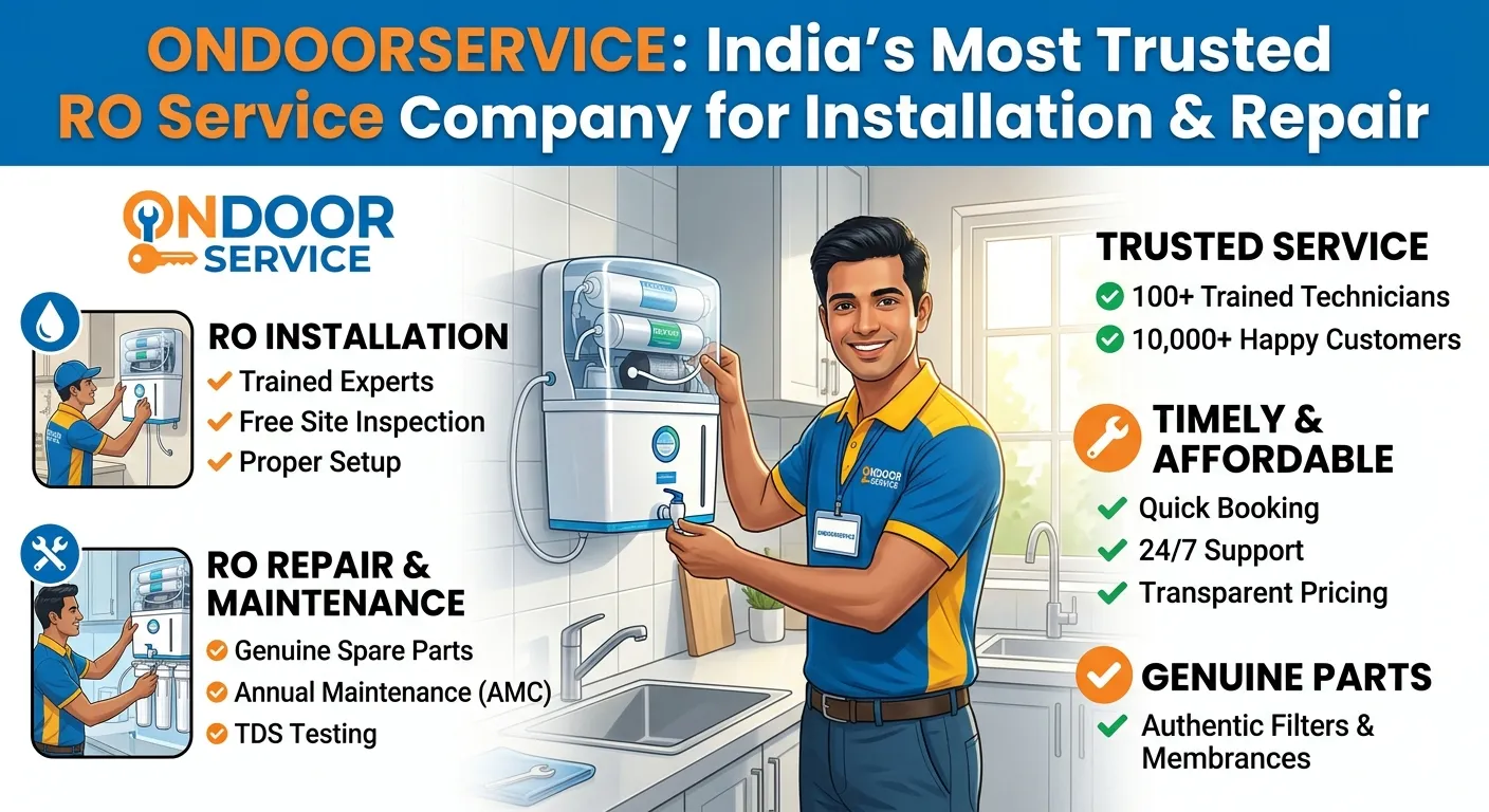 Fast Water Purifier Repair Muzaffarpur by Skilled Professionals
